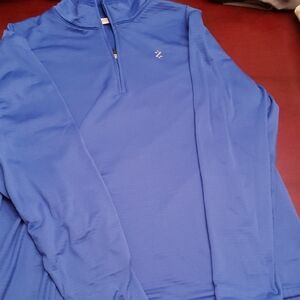 Izod Purple Textured Pullover